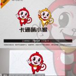 《卡通小猴》素材【原创设计】【已签约授权放心购买】-LOGO标兵-专业设计平台-海量素材资源