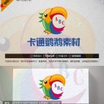 《卡通鹦鹉》素材【原创设计】【已签约授权放心购买】-LOGO标兵-专业设计平台-海量素材资源