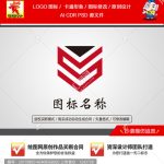 《VS字母变形盾牌》企业单位店铺卡通LOGO-LOGO标兵-专业设计平台-海量素材资源