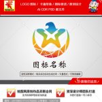 《鹰星星多彩图标》企业单位行业LOGO【已签约授权放心购买】-LOGO标兵-专业设计平台-海量素材资源