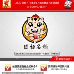 《快乐卡通小猫》素材【AI矢量格式】【已签约授权放心购买】-LOGO标兵-专业设计平台-海量素材资源