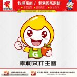 《卡通水果娃娃》素材【原创设计】【已签约授权放心购买】-LOGO标兵-专业设计平台-海量素材资源