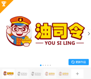 油司令卡通logo设计【真实案例仅供展示不得抄袭模仿】-LOGO标兵-专业设计平台