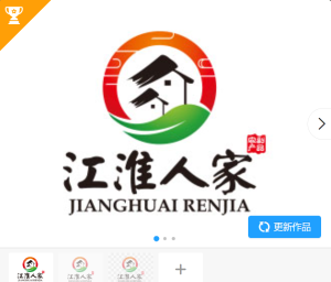 江淮人家农副产品【真实案例仅供展示不得抄袭模仿】-LOGO标兵-专业设计平台