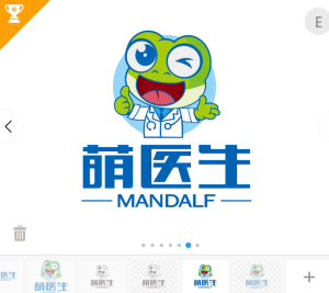 萌医生/Mandalf 【真实案例仅供展示不得抄袭模仿】-LOGO标兵-专业设计平台