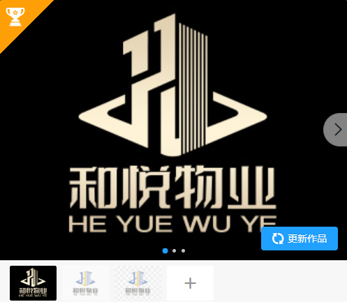和悦物业公司logo【真实案例仅供展示不得抄袭模仿】 - LOGO标兵-专业设计平台-海量素材资源-LOGO标兵-专业设计平台-海量素材资源