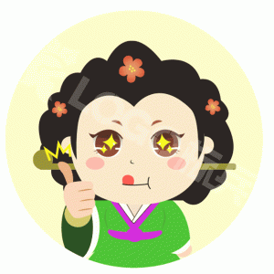 韩式点赞大妈图标餐饮美食LOGO 【AI,PSD源文件】【LOGO模版素材】-LOGO标兵-专业设计平台