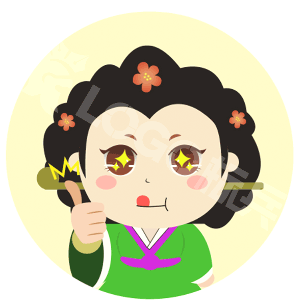 韩式点赞大妈图标餐饮美食LOGO 【AI,PSD源文件】【LOGO模版素材】 - LOGO标兵-专业设计平台-海量素材资源-LOGO标兵-专业设计平台-海量素材资源