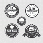 餐饮徽标西餐图标LOGO 【AI,PSD源文件】【LOGO模版素材】-LOGO标兵-专业设计平台-海量素材资源