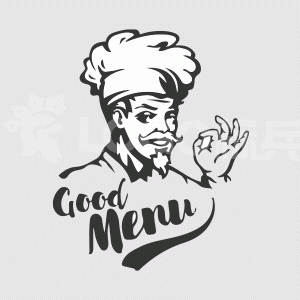 厨师餐饮卡通头像类图标LOGO 【AI,PSD源文件】-LOGO标兵-专业设计平台