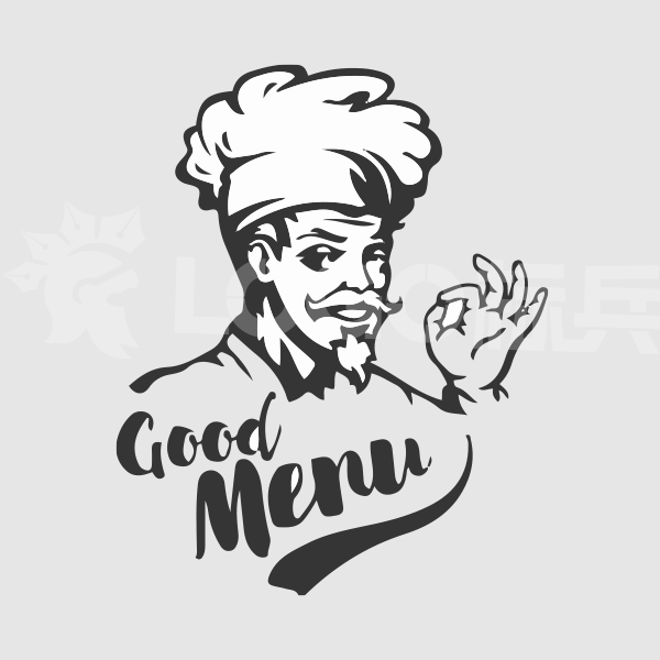 厨师餐饮卡通头像类图标LOGO 【AI,PSD源文件】 - LOGO标兵-专业设计平台-海量素材资源-LOGO标兵-专业设计平台-海量素材资源