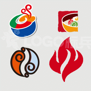 韩式美食餐饮图标LOGO 【AI,PSD源文件】【LOGO模版素材】-LOGO标兵-专业设计平台