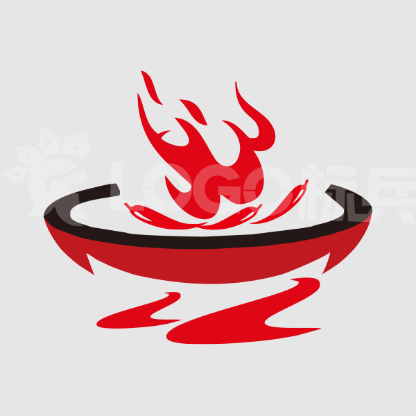 火锅美食图标LOGO 【AI,PSD源文件】【LOGO模版素材】 - LOGO标兵-专业设计平台-海量素材资源-LOGO标兵-专业设计平台-海量素材资源