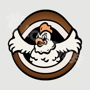 鸡图标鸡产品LOGO 【AI,PSD源文件】【LOGO模版素材】-LOGO标兵-专业设计平台