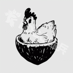 鸡图标鸡窝母鸡LOGO 【AI,PSD源文件】【LOGO模版素材】-LOGO标兵-专业设计平台-海量素材资源