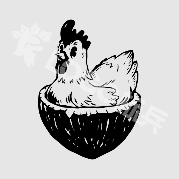 鸡图标鸡窝母鸡LOGO 【AI,PSD源文件】【LOGO模版素材】 - LOGO标兵-专业设计平台-海量素材资源-LOGO标兵-专业设计平台-海量素材资源