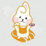 兔子卡通寿司餐饮图标LOGO 【AI,PSD源文件】【LOGO模版素材】-LOGO标兵-专业设计平台-海量素材资源