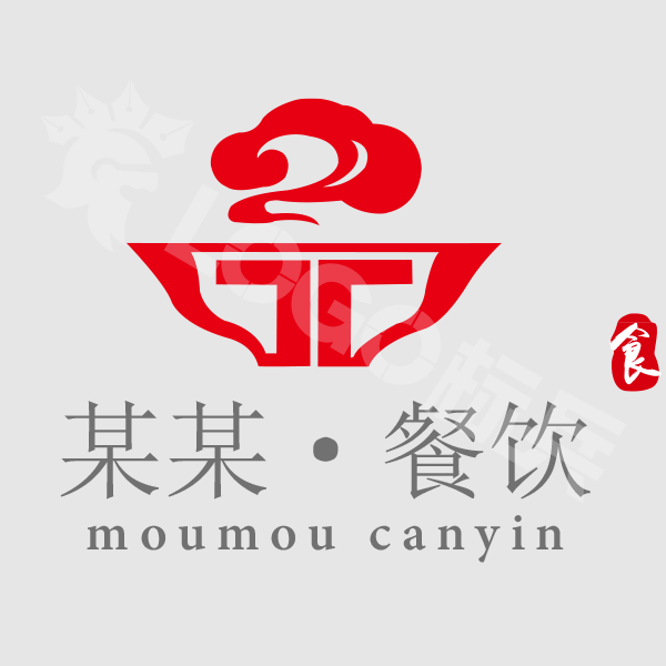 酒店餐饮饭碗香气图标LOGO 【AI,PSD源文件】【LOGO模版素材】 - LOGO标兵-专业设计平台-海量素材资源-LOGO标兵-专业设计平台-海量素材资源