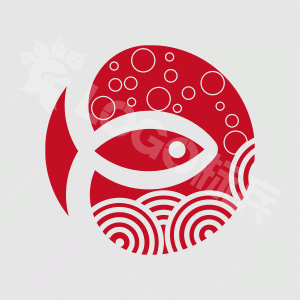 鱼类餐饮美食LOGO 【AI,PSD源文件】【LOGO模版素材】-LOGO标兵-专业设计平台