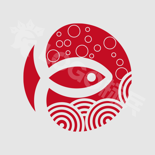 鱼类餐饮美食LOGO 【AI,PSD源文件】【LOGO模版素材】 - LOGO标兵-专业设计平台-海量素材资源-LOGO标兵-专业设计平台-海量素材资源