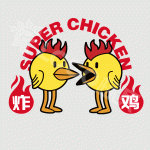 炸鸡餐饮卡通鸡图标LOGO 【AI,PSD源文件】【LOGO模版素材】-LOGO标兵-专业设计平台-海量素材资源