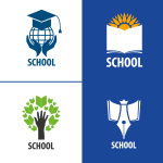 校班徽社团培训班LOGO图标系列（十五）多款原创制作 【AI源文件】-LOGO标兵-专业设计平台-海量素材资源