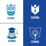 校班徽社团培训班LOGO图标系列（十四）多款原创制作 【AI源文件】-LOGO标兵-专业设计平台-海量素材资源