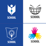 校班徽社团培训班LOGO图标系列（十二）多款原创制作 【AI源文件】-LOGO标兵-专业设计平台-海量素材资源