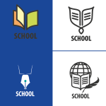 校徽班徽社团培训班LOGO图标系列（六）多款原创制作 【AI源文件】-LOGO标兵-专业设计平台-海量素材资源