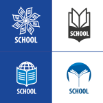 校徽班徽社团培训班LOGO图标系列（五）多款原创制作 【AI源文件】-LOGO标兵-专业设计平台-海量素材资源