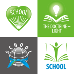 学校培训班教育机构图标LOGO（二一【AI源文件】-LOGO标兵-专业设计平台-海量素材资源