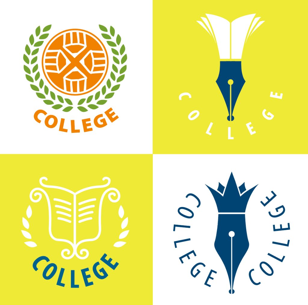 学校培训班教育机构图标LOGO（十八）【AI源文件】 - LOGO标兵-专业设计平台-海量素材资源-LOGO标兵-专业设计平台-海量素材资源