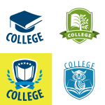 学校培训班教育机构图标LOGO（十三）多款方案模版 【AI源文件】-LOGO标兵-专业设计平台-海量素材资源