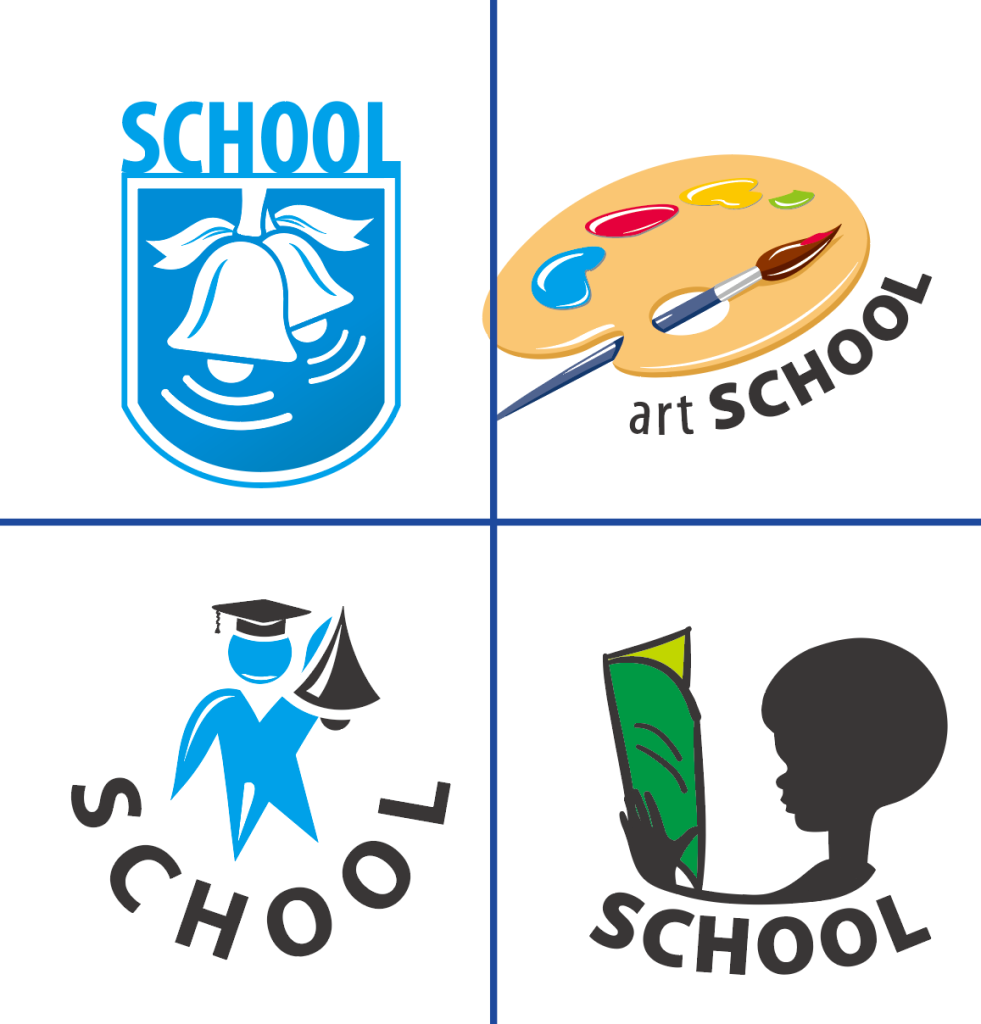 学校培训班教育机构图标LOGO（十）多款方案模版 【AI源文件】 - LOGO标兵-专业设计平台-海量素材资源-LOGO标兵-专业设计平台-海量素材资源