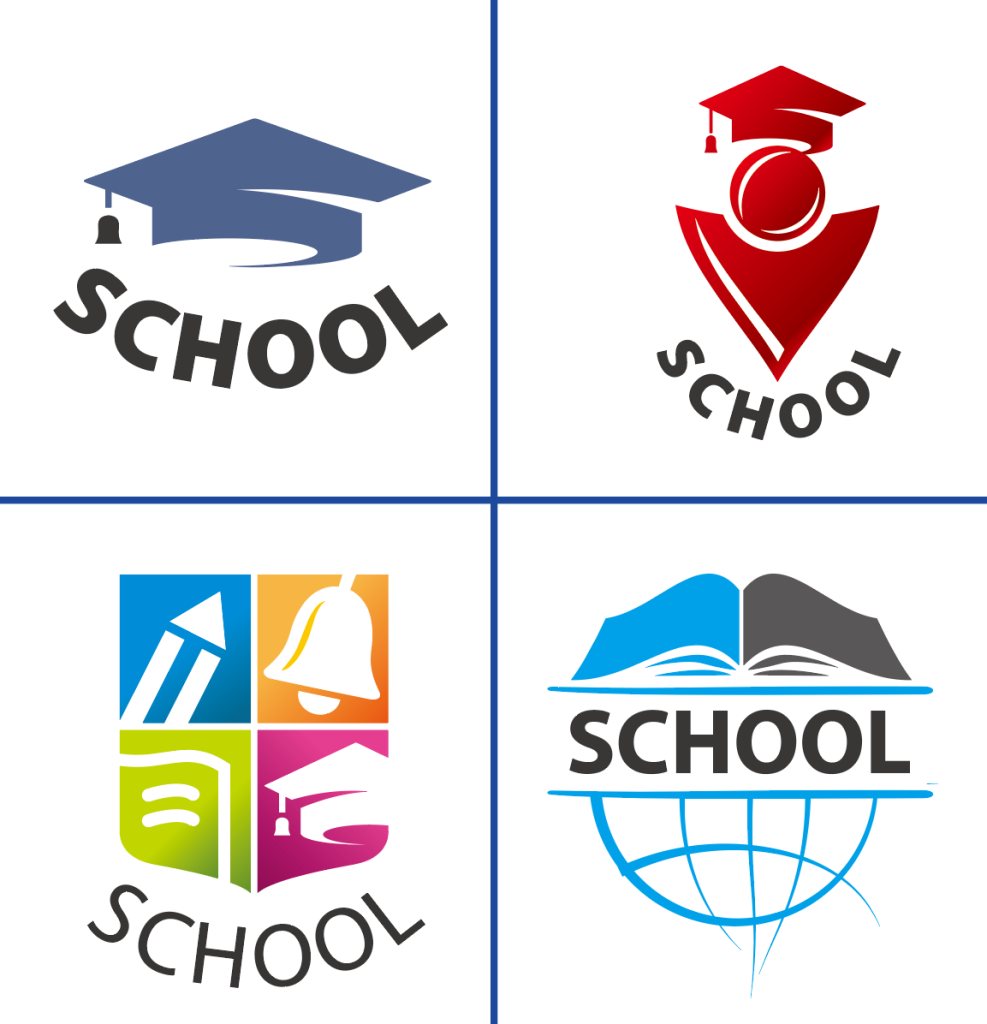 学校培训班教育机构图标LOGO（六）多款方案模版 【AI源文件】 - LOGO标兵-专业设计平台-海量素材资源-LOGO标兵-专业设计平台-海量素材资源