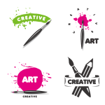 学校培训班教育机构图标LOGO（二）多款原创制作 【AI源文件】-LOGO标兵-专业设计平台-海量素材资源