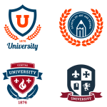 学院风培训班教育机构图标LOGO（一）【AI源文件】-LOGO标兵-专业设计平台-海量素材资源