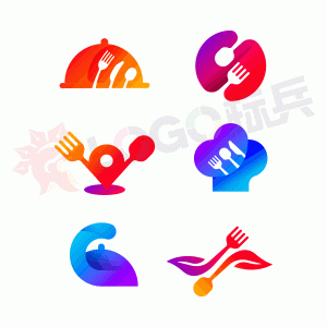 餐饮品牌图标LOGO 【AI,PSD源文件】【LOGO模版素材】-LOGO标兵-专业设计平台