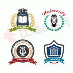 中小学校徽班徽社团徽标系列（一）多款原创制作 【AI源文件】-LOGO标兵-专业设计平台-海量素材资源