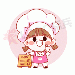 卡通厨师店员女孩美食(三)【AI,PSD源文件】【卡通设计】-LOGO标兵-专业设计平台-海量素材资源