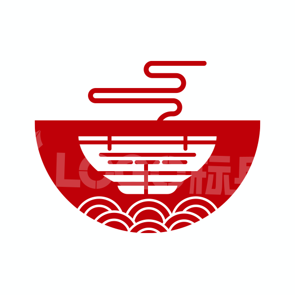 饭碗餐饮图标LOGO 【AI,PSD源文件】【LOGO模版素材】 - LOGO标兵-专业设计平台-海量素材资源-LOGO标兵-专业设计平台-海量素材资源