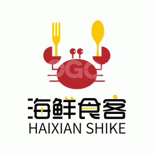 海鲜餐饮品牌图标LOGO 【AI,PSD源文件】【LOGO模版素材】-LOGO标兵-专业设计平台