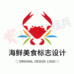 海鲜美食餐饮品牌图标LOGO 【AI,PSD源文件】【LOGO模版素材】-LOGO标兵-专业设计平台-海量素材资源