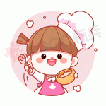 卡通糕点女孩烘焙美食LOGO 【AI,PSD源文件】【卡通设计】-LOGO标兵-专业设计平台-海量素材资源