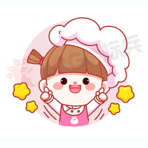卡通厨师女孩美食（一）【AI,PSD源文件】【卡通设计】 - LOGO标兵-专业设计平台-海量素材资源-LOGO标兵-专业设计平台-海量素材资源