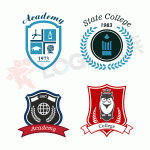 中小大学校徽班徽社团徽标系列（三）多款原创制作 【AI源文件】-LOGO标兵-专业设计平台-海量素材资源