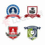 中小大学校徽班徽社团徽标系列（二）多款原创制作 【AI源文件】-LOGO标兵-专业设计平台-海量素材资源