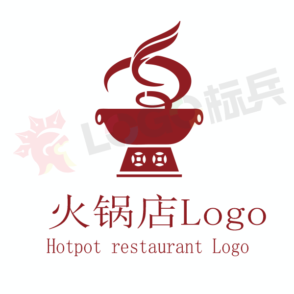 火锅店品牌图标LOGO 【AI,PSD源文件】【LOGO模版素材】 - LOGO标兵-专业设计平台-海量素材资源-LOGO标兵-专业设计平台-海量素材资源