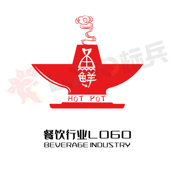 火锅美食餐饮品牌图标LOGO 【AI,PSD源文件】【LOGO模版素材】 - LOGO标兵-专业设计平台-海量素材资源-LOGO标兵-专业设计平台-海量素材资源
