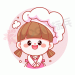 卡通厨师女孩烘焙糕点（九）【AI,PSD源文件】【卡通设计】-LOGO标兵-专业设计平台-海量素材资源